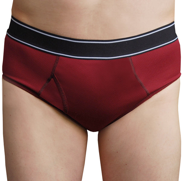 Orca – Maroon – Incontinence Briefs for Men - FANNYPANTS® Incontinence panties/ briefs