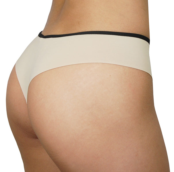 Rio Thong – Nude – Women’s Incontinence Underwear - FANNYPANTS® Incontinence panties/ briefs