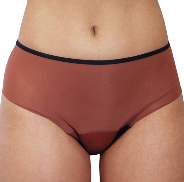 Women's Panties, Moisture Wicking Underwear, Breathable, Brown