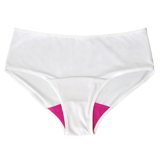 Freedom – White – Incontinence Panties [No Snaps] – FANNYPANTS®