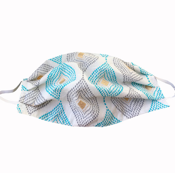 Hand Sewn Mask - Gold Diamonds - FANNYPANTS® Incontinence panties/ briefs