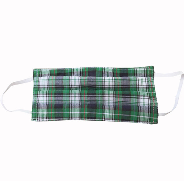 Hand Sewn Mask - Green Plaid - FANNYPANTS® Incontinence panties/ briefs