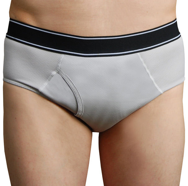 Orca – Grey – Incontinence Briefs for Men – FANNYPANTS®