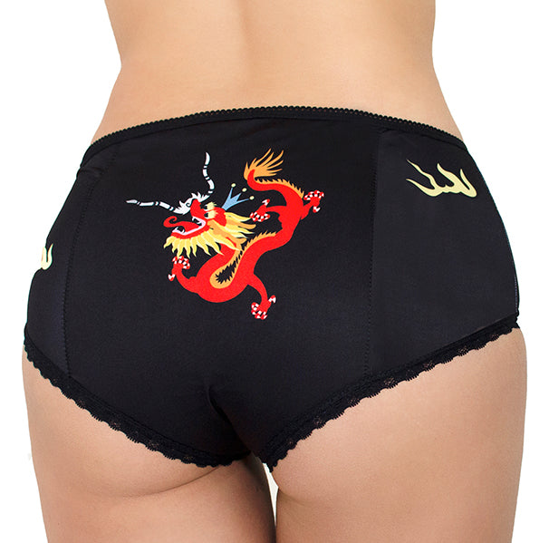 Spotlite Period Panties – Lucky Dragon - FANNYPANTS® Incontinence panties/ briefs