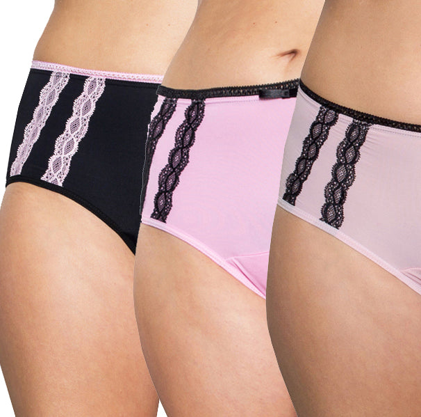 Venice Set – Women’s Incontinence Underwear - FANNYPANTS® Incontinence panties/ briefs